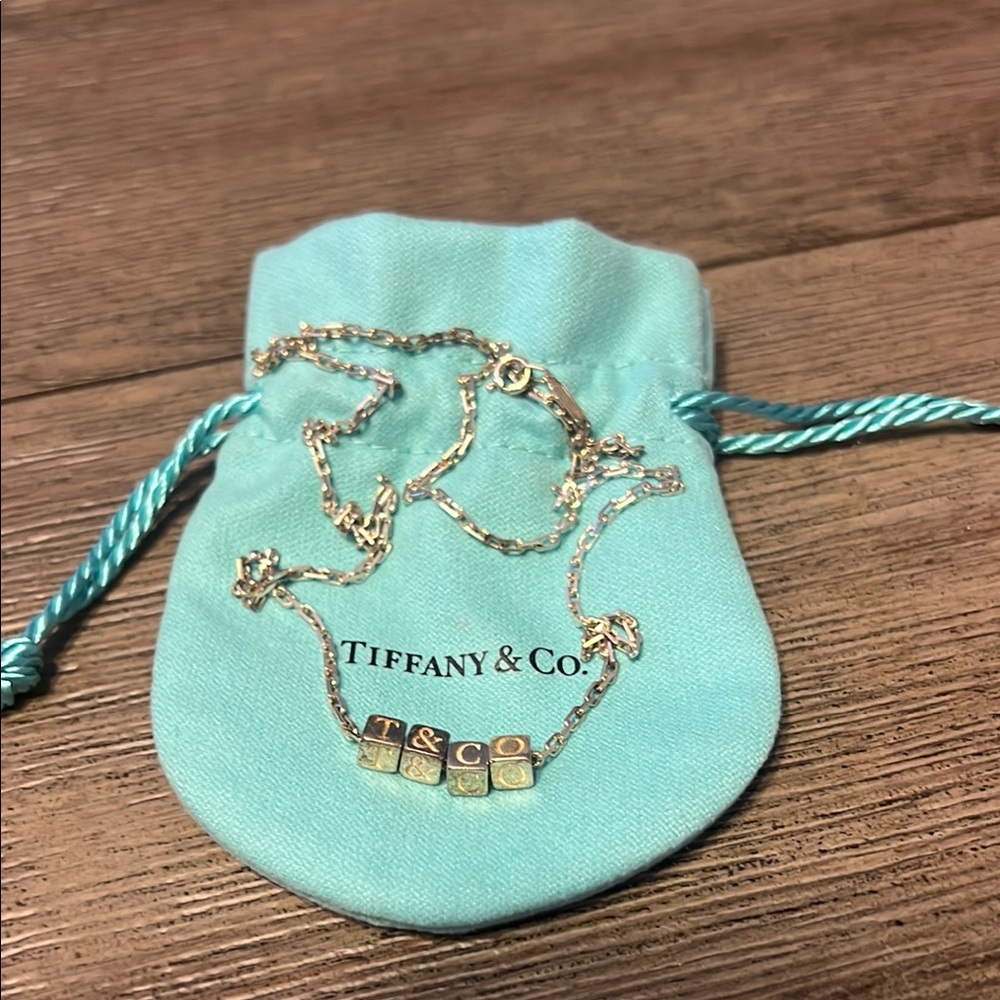Tiffany & Co. Silver Necklace with Pouch